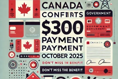 Canada Confirms $300 Payment October 2025 – Don’t Miss This Benefit