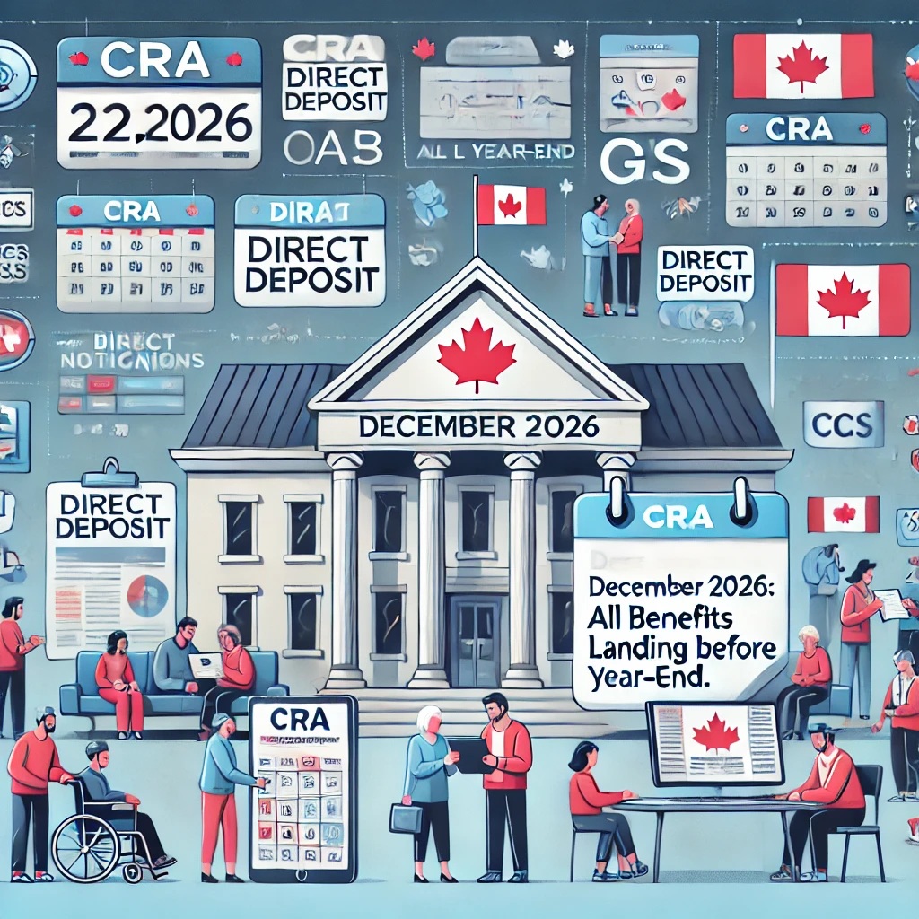 CRA December 2026 Direct Deposit All Benefits Landing Before Year-End img