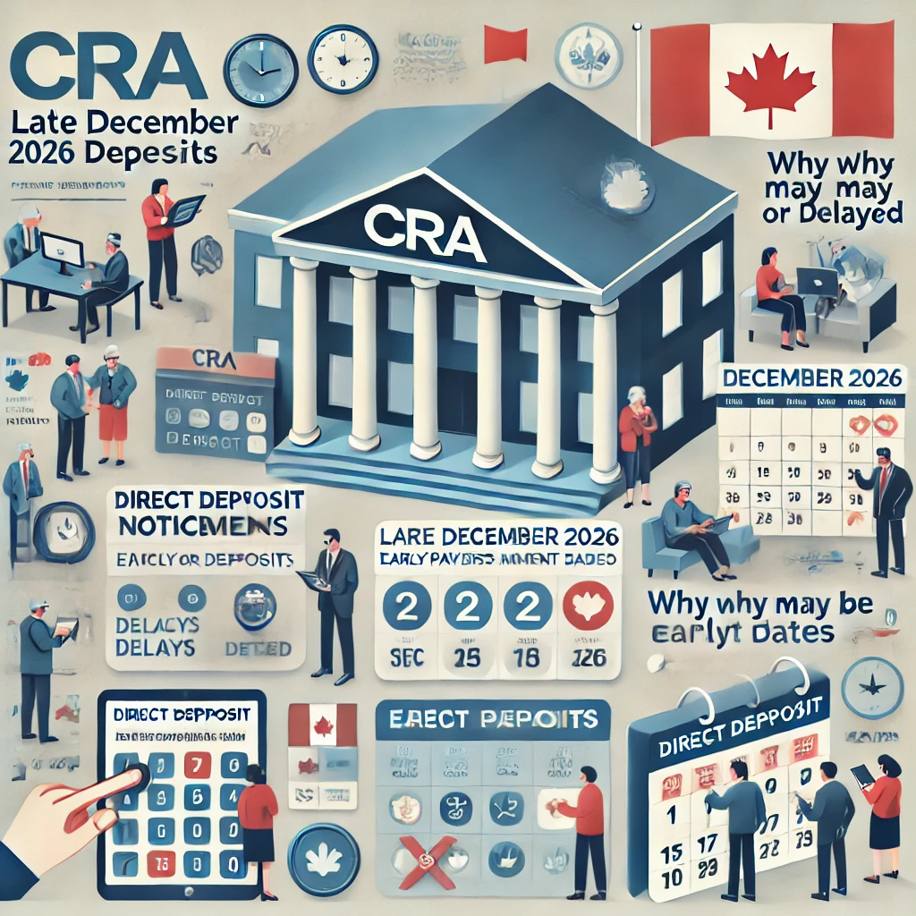 CRA Late December 2026 Deposits Why Payments May Be Early or Delayed img