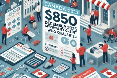 Canada $850 December 2025 Affordability Credit – Who Qualifies Before Christmas img