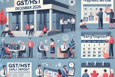 GSTHST December 2026 Early Deposit – CRA Confirms Payment Window img