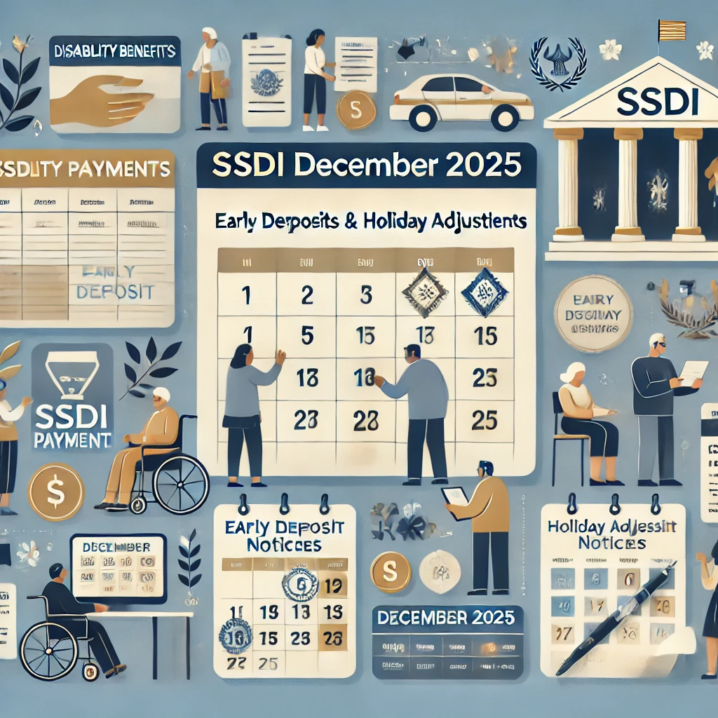 SSDI December 2025 Payments Early Deposits & Holiday Adjustments img