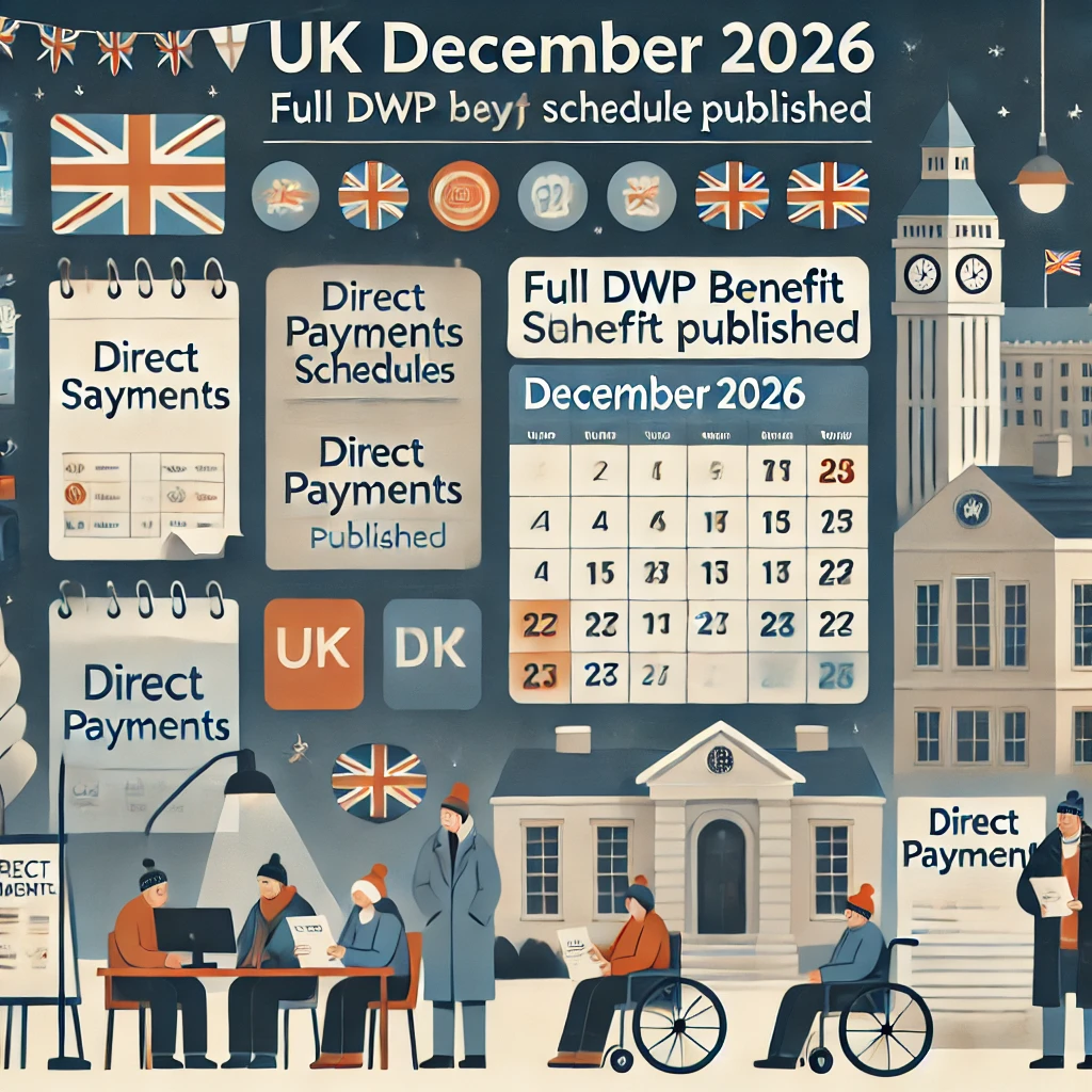 UK December 2026 Direct Payments Full DWP Benefit Schedule Published img